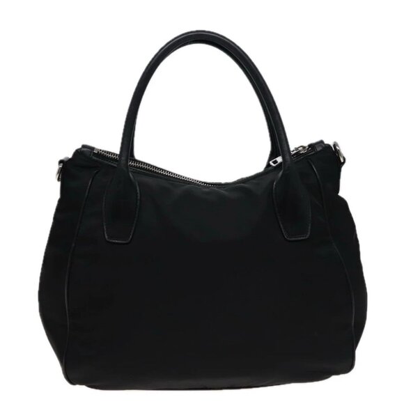 PRADA Shoulder Bag Nylon 2way Black - Picture 3 of 15